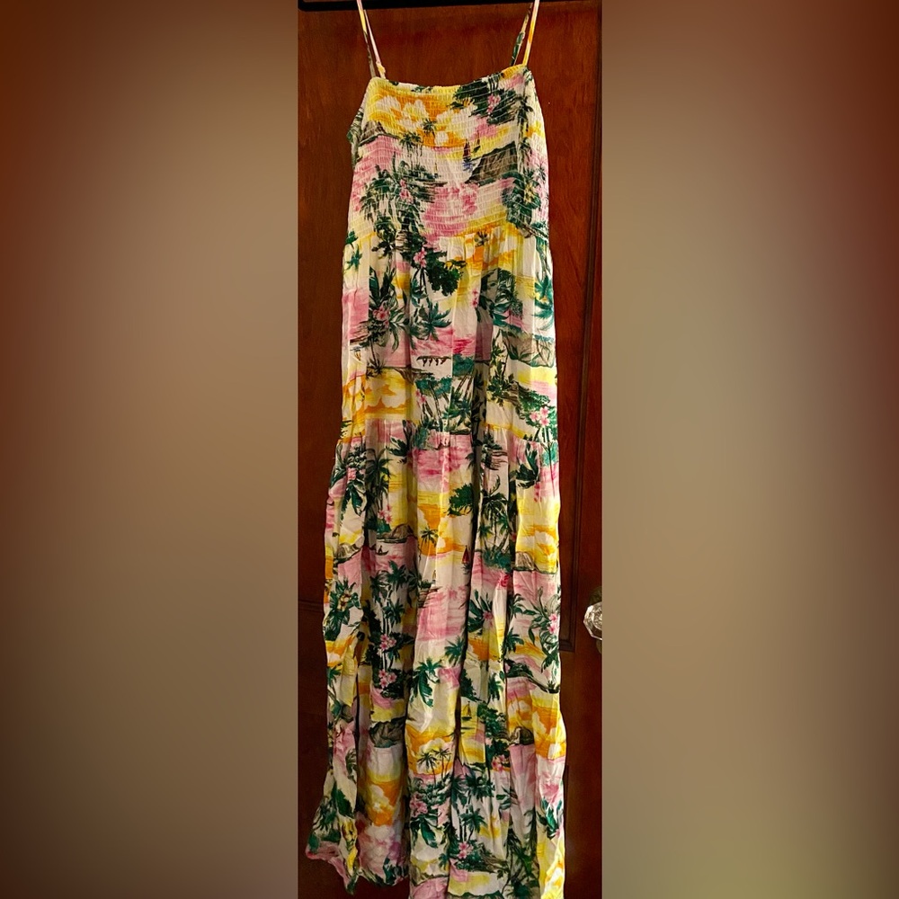 Billabong Multicolor Tropical Maxi Dress